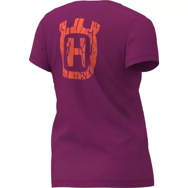 Husqvarna Short Sleeve t-Shirt, X-Small, Purple