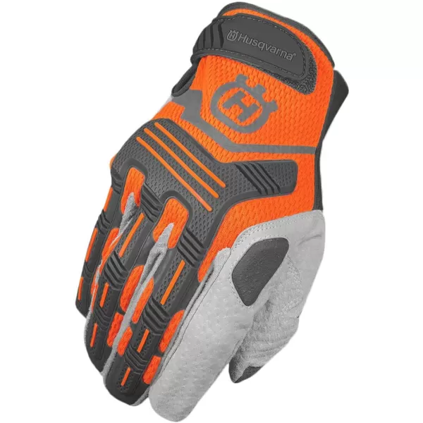 Husqvarna Technical Work Gloves, Medium , Orange, Orange)