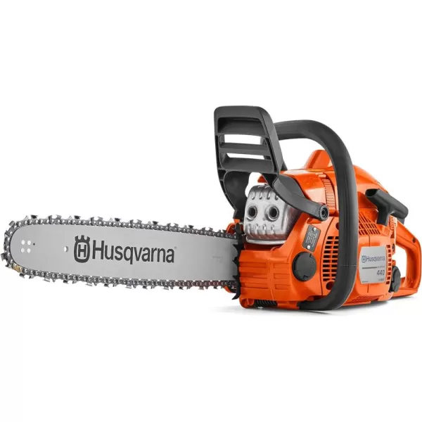 NEW Husqvarna 440 Gas Powered Chainsaw, 40-cc 2.4-HP, 2-Cycle X-Torq Engine, 18 Inch Chainsaw with Smart Start, For Wood Cutting and Tree Trimming