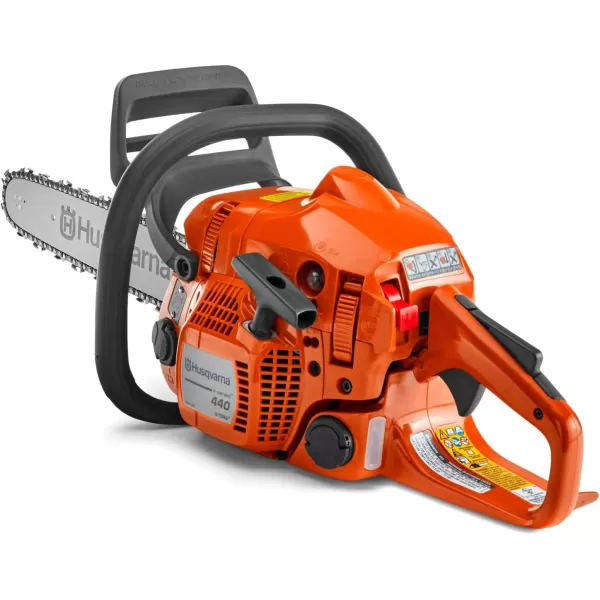 NEW Husqvarna 440 Gas Powered Chainsaw, 40-cc 2.4-HP, 2-Cycle X-Torq Engine, 18 Inch Chainsaw with Smart Start, For Wood Cutting and Tree Trimming