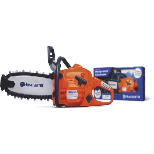 imageHusqvarna Toy Chainsaw with Realistic Sounds and Rotating Chain Chainsaw Toy for Kids Ages 3 and Up440