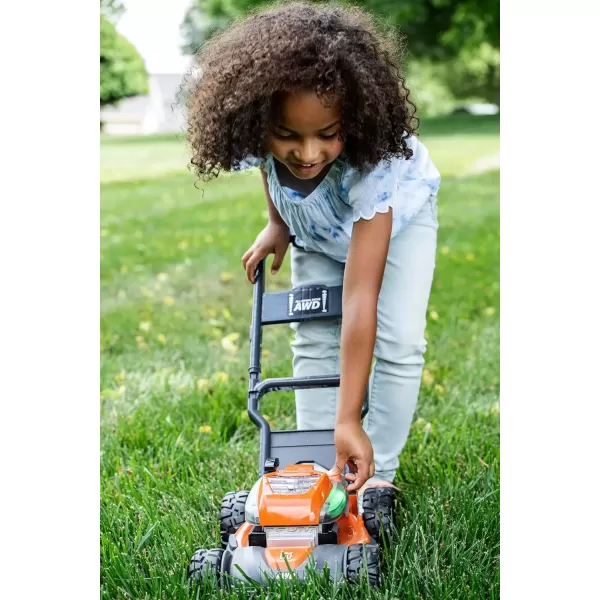 imageHusqvarna Toy Lawn Mower with Realistic Sounds and LightUp Engine Toddler Lawn Mower Toy for Ages 2 and UpToy LawnmowerNew