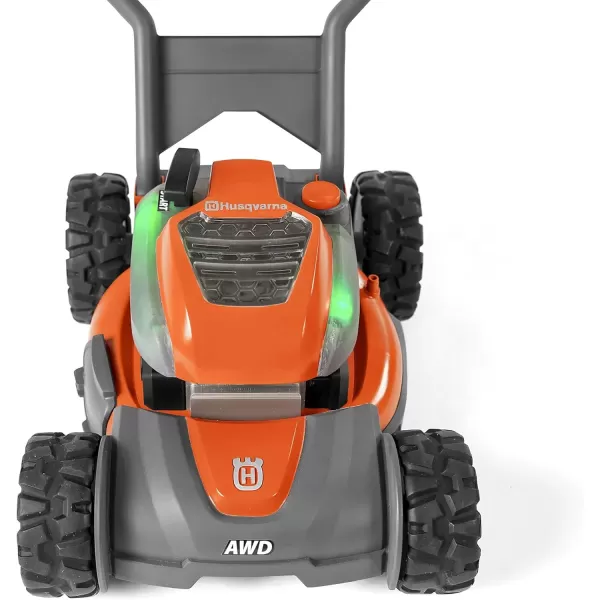 imageHusqvarna Toy Lawn Mower with Realistic Sounds and LightUp Engine Toddler Lawn Mower Toy for Ages 2 and UpToy LawnmowerNew