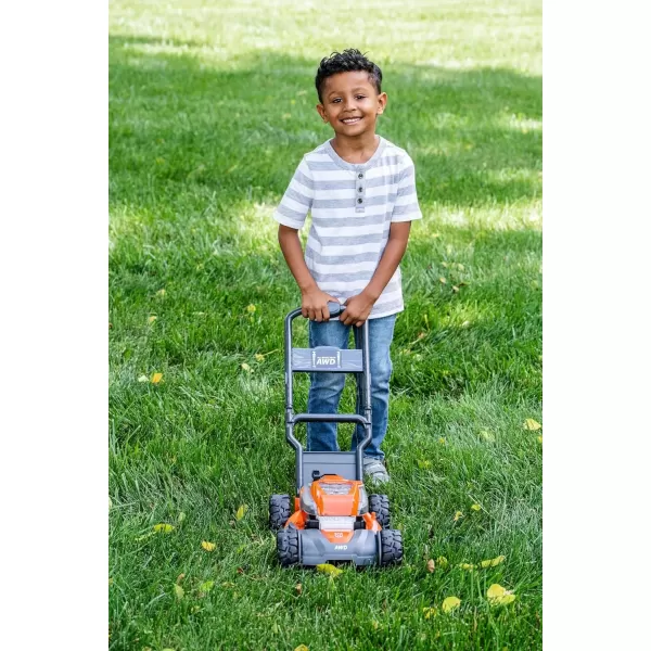 imageHusqvarna Toy Lawn Mower with Realistic Sounds and LightUp Engine Toddler Lawn Mower Toy for Ages 2 and UpToy LawnmowerNew