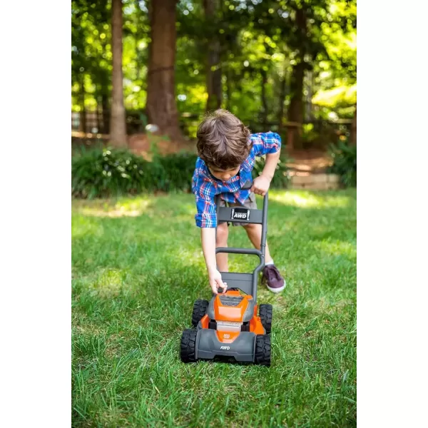imageHusqvarna Toy Lawn Mower with Realistic Sounds and LightUp Engine Toddler Lawn Mower Toy for Ages 2 and UpToy LawnmowerOld