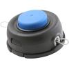 imageHusqvarna 537388101 Universal T35 Tap Advance Straight Shaft String Trimmer Head Prewound With 095Inch Line BlueBlackTrimmer Head