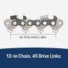 imageHusqvarna XCut S93G 16 Inch Chainsaw Chain 38quot Mini Pitch 050quot Gauge 56 Drive Link Chainsaw Blade Replacement PreStretched and Low Kickback GrayGrey