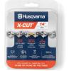 imageHusqvarna XCut S93G 16 Inch Chainsaw Chain 38quot Mini Pitch 050quot Gauge 56 Drive Link Chainsaw Blade Replacement PreStretched and Low Kickback GrayGrey