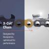 imageHusqvarna XCut SP33G 16 Inch Chainsaw Chain 325quot Pitch 050quot Gauge 66 Drive Links PreStretched Chainsaw Blade Replacement with Superior Lubrication and Low KickbackGreySP33G 16