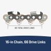 imageHusqvarna XCut SP33G 16 Inch Chainsaw Chain 325quot Pitch 050quot Gauge 66 Drive Links PreStretched Chainsaw Blade Replacement with Superior Lubrication and Low KickbackGreySP33G 16