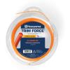 imageHusqvarna Titanium Force 0095Inch 140Foot Spooled String Trimmer Line Professional Grade Copolymer Weed Eater Line with Line CutterOrange