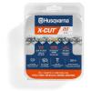 imageHusqvarna XCut SP33G 20 Inch Chainsaw Chain 325quot Pitch 050quot Gauge 80 Drive Links Highly Durable PreStretched Chainsaw Blade Replacement with Superior Lubrication and Low Kickback GraySP33G 20