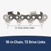 imageHusqvarna XCut SP33G 18 Inch Chainsaw Chain 325quot Pitch 050quot Gauge 72 Drive Links PreStretched Chainsaw Blade Replacement with Superior Lubrication and Low Kickback GraySP33G 18