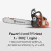 imageHusqvarna 445 Gas Chainsaw 50cc 28HP 2Cycle XTorq Engine 18 Inch Chainsaw with Automatic Oiler For Wood Cutting and Tree Trimming445 Gas Chainsaw New