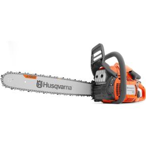 imageHusqvarna 445 Gas Chainsaw 50cc 28HP 2Cycle XTorq Engine 18 Inch Chainsaw with Automatic Oiler For Wood Cutting and Tree Trimming445 Gas Chainsaw New