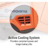 imageHusqvarna 970592602 320iHD60 42V Hedge Master Brushless LithiumIon 24 in Cordless Hedge Trimmer KitBattery  Charger