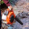 imageHusqvarna 125BVx Gas Leaf Blower 28cc 11HP 2Cycle Handheld Leaf Blower Vacuum Kit with Mulcher and Vac Bag 470CFM 170MPH 125N Powerful Clearing Performance and Ergonomic Design