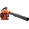 imageHusqvarna 125BVx Gas Leaf Blower 28cc 11HP 2Cycle Handheld Leaf Blower Vacuum Kit with Mulcher and Vac Bag 470CFM 170MPH 125N Powerful Clearing Performance and Ergonomic Design