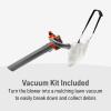 imageHusqvarna 125BVx Gas Leaf Blower 28cc 11HP 2Cycle Handheld Leaf Blower Vacuum Kit with Mulcher and Vac Bag 470CFM 170MPH 125N Powerful Clearing Performance and Ergonomic Design