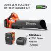 imageHusqvarna 230iB Battery Powered Cordless Leaf Blower 136MPH 650CFM Electric Leaf Blower with Brushless Motor and Quiet Operation Battery and Charger Not IncludedBattery  Charger
