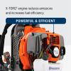 imageHusqvarna 350BT Gas Leaf Blower 502cc 21HP 2Cycle Backpack Leaf Blower with 692CFM 180MPH 21N Powerful Clearing Performance and Ergonomic Harness SystemBlower