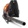 imageHusqvarna 360BT Gas Leaf Blower 656cc 381HP 2Cycle Backpack Leaf Blower with 890CFM 232MPH 30N Powerful Clearing Performance and LoadReducing HarnessLeaf Blower