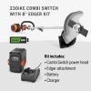 imageHusqvarna 970701202 330iKE LithiumIon Cordless Combi Switch with Edge Trimmer Attachment Kit