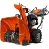 imageHusqvarna ST224 Snow Blower 212cc 59HP 24Inch Snow Thrower Friction Disc Transmission Two Stage with Push Button Electric Start and Power Steering Orange208 cc