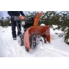imageHusqvarna ST224 Snow Blower 212cc 59HP 24Inch Snow Thrower Friction Disc Transmission Two Stage with Push Button Electric Start and Power Steering Orange208 cc