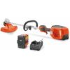 imageHusqvarna 970480104 320iL 40V WeedEater Brushless LithiumIon 16 in Straight Shaft Cordless String Trimmer KitBattery  Charger