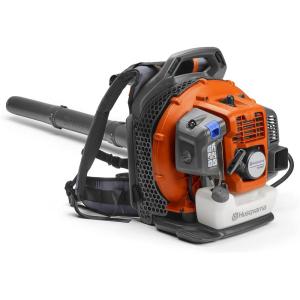 imageHusqvarna 150BT Gas Leaf Blower 51cc 216HP 2Cycle Backpack Leaf Blower 765CFM 270MPH 22N Powerful Clearing Performance and Ergonomic Harness System