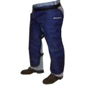 imageHusqvarna 531309565 Chain Saw Apron Chaps GrayBlue
