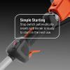 imageHusqvarna 128LD Gas String Trimmer 28cc 2Cycle 17inch Straight Shaft Grass Trimmer with Tap n Go trimmer head OrangeGrey130L 18 Shaft