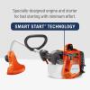 imageHusqvarna 970514305 130C 28cc 2Cycle 17 in Curved Shaft Gas String Trimmer and Weed Wacker with TapnGo Trimmer Head for Quick Line Feed