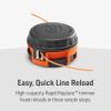 imageHusqvarna 970545002 330LK 28cc 2Cycle 20 in Straight Shaft Gas String Trimmer and Weed Eater with Rapid Replace Trimmer Head for Seamless String Reloading