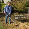 imageHusqvarna 122RJ Brushcutter MultiPurpose Gas Brush Cutter Tool with String Trimmer Head and Grass Blade Includes Adjustable Harness for Additional Support