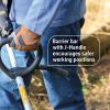 imageHusqvarna 122RJ Brushcutter MultiPurpose Gas Brush Cutter Tool with String Trimmer Head and Grass Blade Includes Adjustable Harness for Additional Support