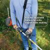 imageHusqvarna 122RJ Brushcutter MultiPurpose Gas Brush Cutter Tool with String Trimmer Head and Grass Blade Includes Adjustable Harness for Additional Support