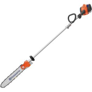 imageHusqvarna 122LKP Gas Pole Saw MultiPurpose Tool with Pole Saw Attachment Equipped with XCUT Chain 12Inch Reach Cuts Limbs up to 8 Inches Thick