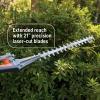 imageHusqvarna 122LKH Gas Hedge Trimmer MultiPurpose Tool with Hedge Trimmer Attachment 21Inch Cutter Bar with DoubleSided Double Reciprocating Blades