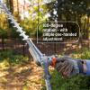 imageHusqvarna 122LKH Gas Hedge Trimmer MultiPurpose Tool with Hedge Trimmer Attachment 21Inch Cutter Bar with DoubleSided Double Reciprocating Blades