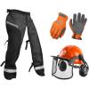 imageHusqvarna Classic Personal Protective Power Kit with Chainsaw Chaps Forest Helmet and Safety Gloves Chainsaw Safety Equipment for New Chainsaw UsersHelmet