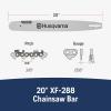 imageHusqvarna 20 Inch Rancher Chainsaw Bar 38quot Pitch 058quot Gauge 72 Drive Links Chainsaw Accessories for 455 and 460 Rancher