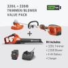 imageHusqvarna Weed Eater 320iL String Trimmer and 230iB Leaf Blower Bundle Trimmer and Blower Combo with 4 Ah B140 Battery and 40C80 Charger Included320iL  230iB Kit