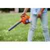 imageHusqvarna 125B Toy Leaf Blower LightUp Engine Makes Noise and Blows Out Real Air Toddler Toys for Ages 3 and Up Plastic OrangeGray 589746402