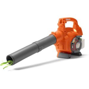 imageHusqvarna 125B Toy Leaf Blower LightUp Engine Makes Noise and Blows Out Real Air Toddler Toys for Ages 3 and Up Plastic OrangeGray 589746402