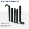 imageHusqvarna Leaf Blower Gutter Attachment Kit Hose Attachment 125B and 125BVX Leaf Blowers BlackGutter Cleaning
