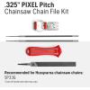 imageHusqvarna XCut SP33G Chainsaw File Kit for 325Inch Pixel Chainsaw Chains Sharpening Kit Includes Handle Combination Guide Flat and Round Files