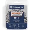 imageHusqvarna 531300441 H80 Chainsaw Chain OrangeGray 20 inches