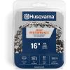imageHusqvarna H30 16 Inch Chainsaw Chain 38quot Pitch 043quot Gauge 56 Drive Links Genuine Husqvarna Chainsaw Blade Replacement with Low Kickback and Low Vibration Gray16 inches